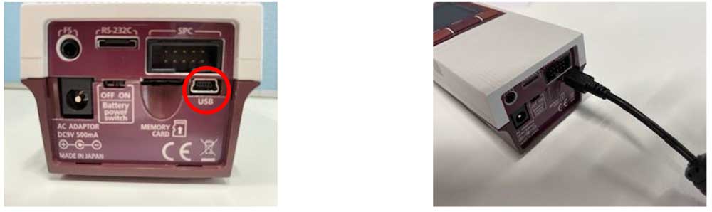 SJ用簡易通信プログラムで「データの保存・呼出」の手順を知りたい