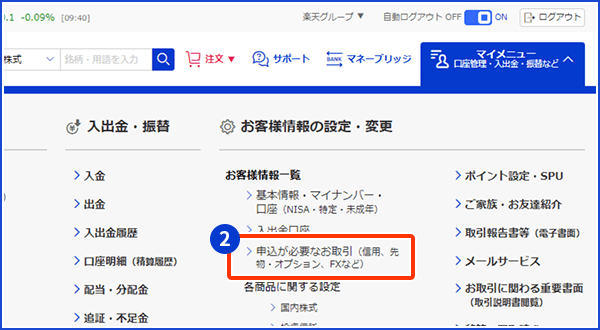 外国株式や外貨建てMMFの取引を始めるには手続きが必要ですか